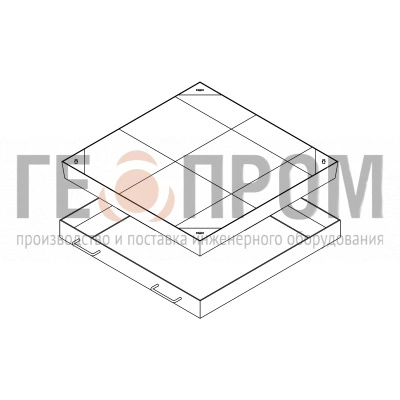 люк стальной квадратный (лск)
