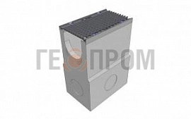 пескоуловитель бетонный super dn200 h=700 с решеткой чугунной вч (комплект) кл. е600
