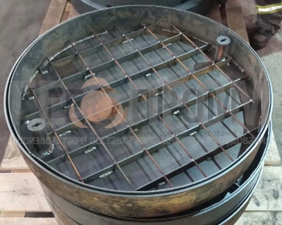 люк стальной круглый наполняемый